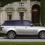 2017 Land Rover Range Rover profile view in the city