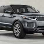 2017 Land Rover Evoque SE parked