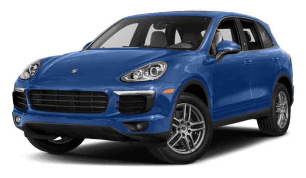 2017 Porsche Cayenne blue exterior model