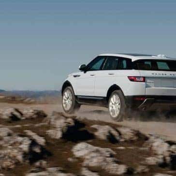 2019 Range Rover Evoque in dirt