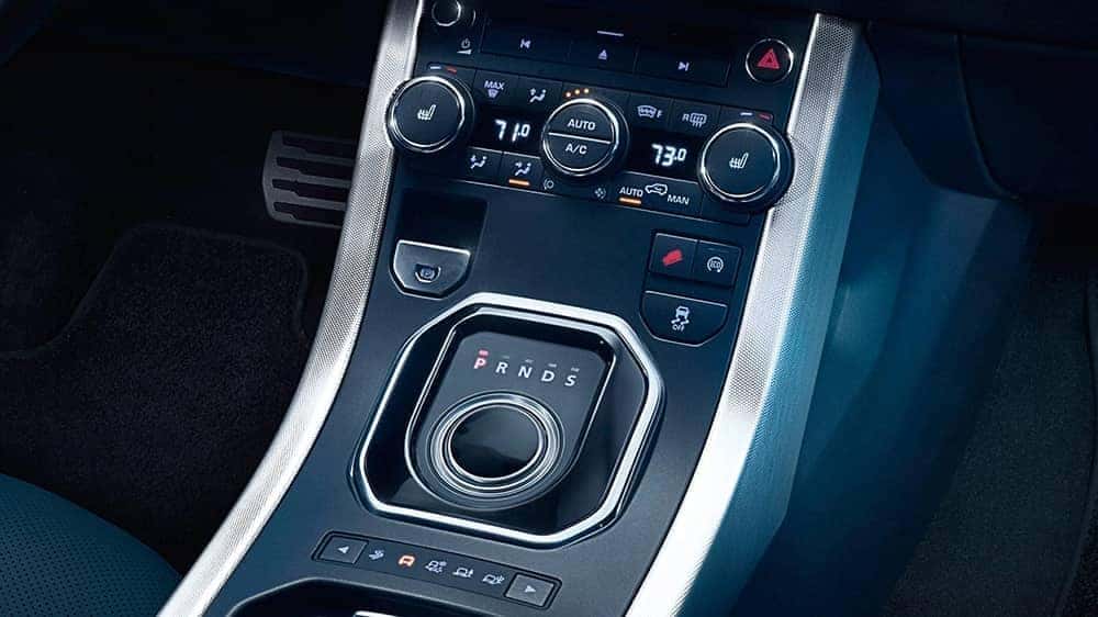 2019 Range Rover Evoque controls