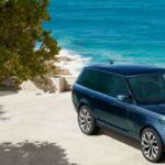 2021 Range Rover HSE Westminster parked near ocean