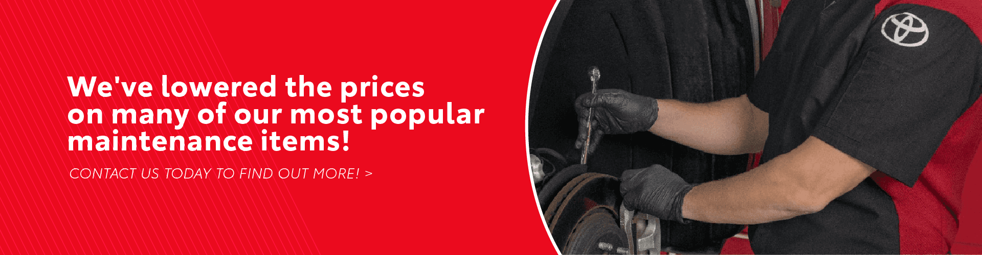 We've lowered the prices on many of our most popular maintenance items!!