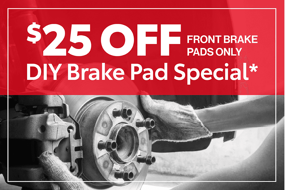 DIY Brake Pad Special $25 OFF Front Brake Pads Only