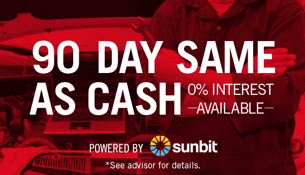 Sunbit Service and Parts Financing