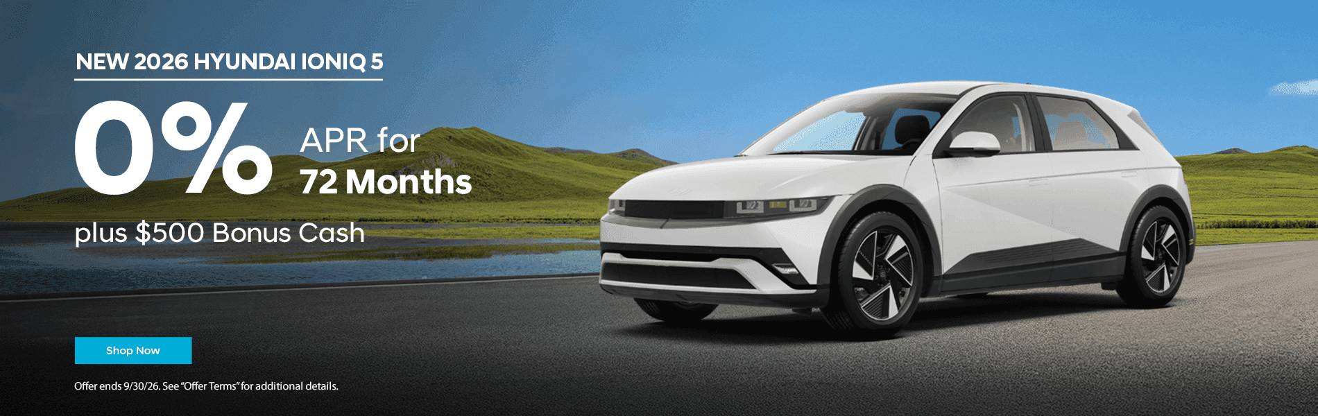 Headline New 2026 Hyundai Ioniq 5