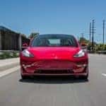 2018 Tesla Model 3 Dual Motor Performance front in motion