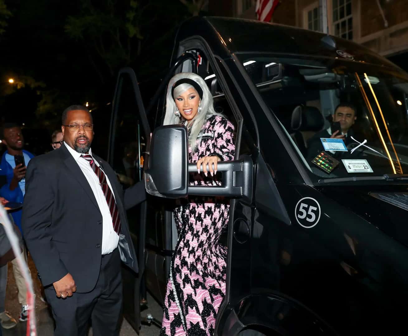 Cardi B Getting out of Sprinter