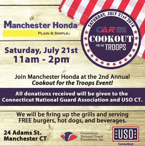Cookout for the troops event