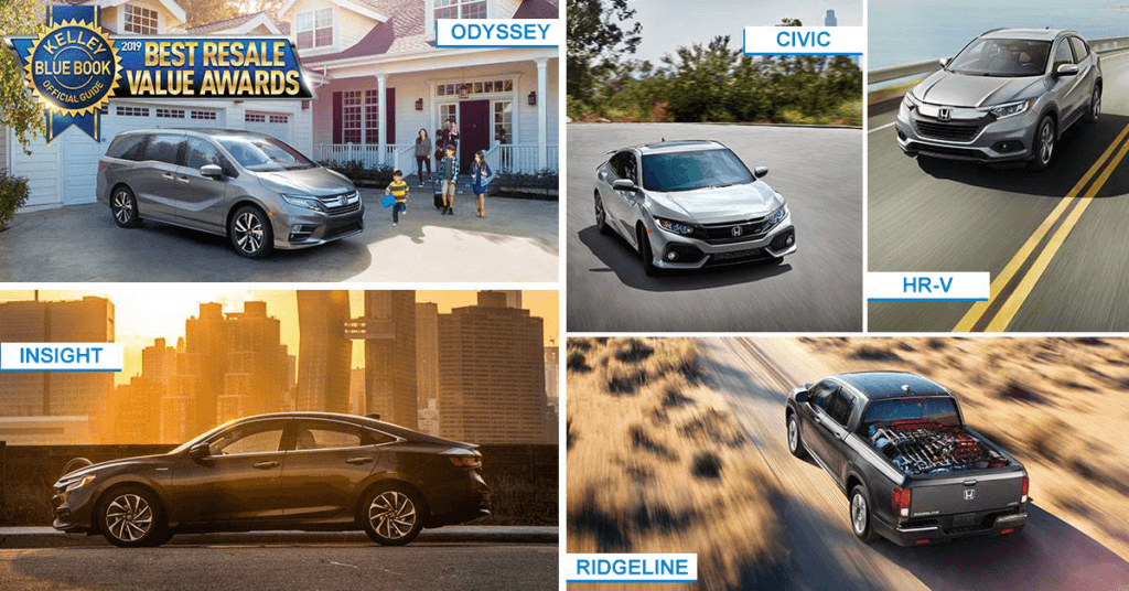 Five Honda Models Win 2019 KBB Best Resale Value Awards Manchester Honda