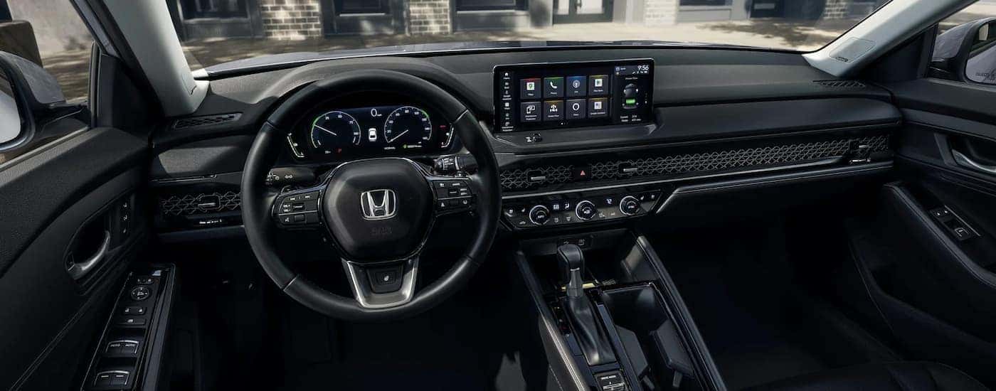 Infotainment and digital gauge cluster on a 2025 Honda Accord for sale in Manchester