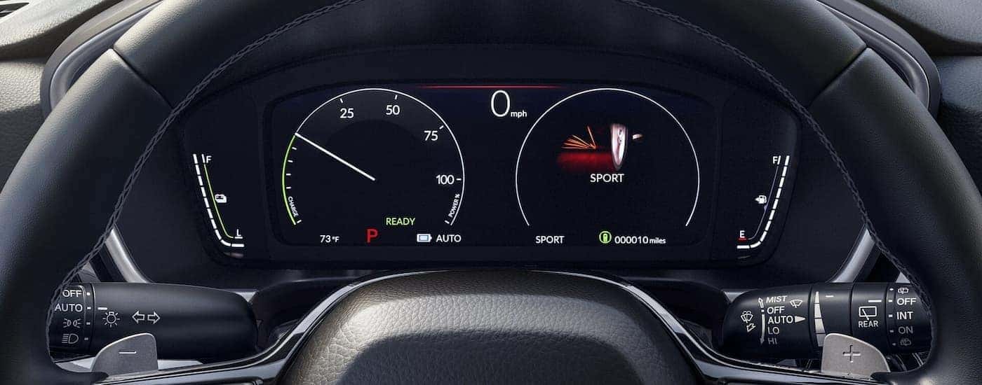 Digital gauge cluster on a 2025 CR-V eFCEV EVs for sale near East Hartford