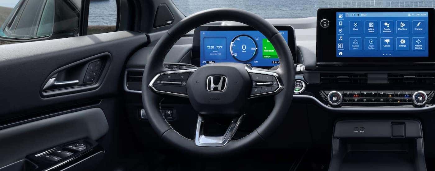 Infotainment and digital gauge cluster on a 2025 Honda Prologue EVs for sale in Manchester