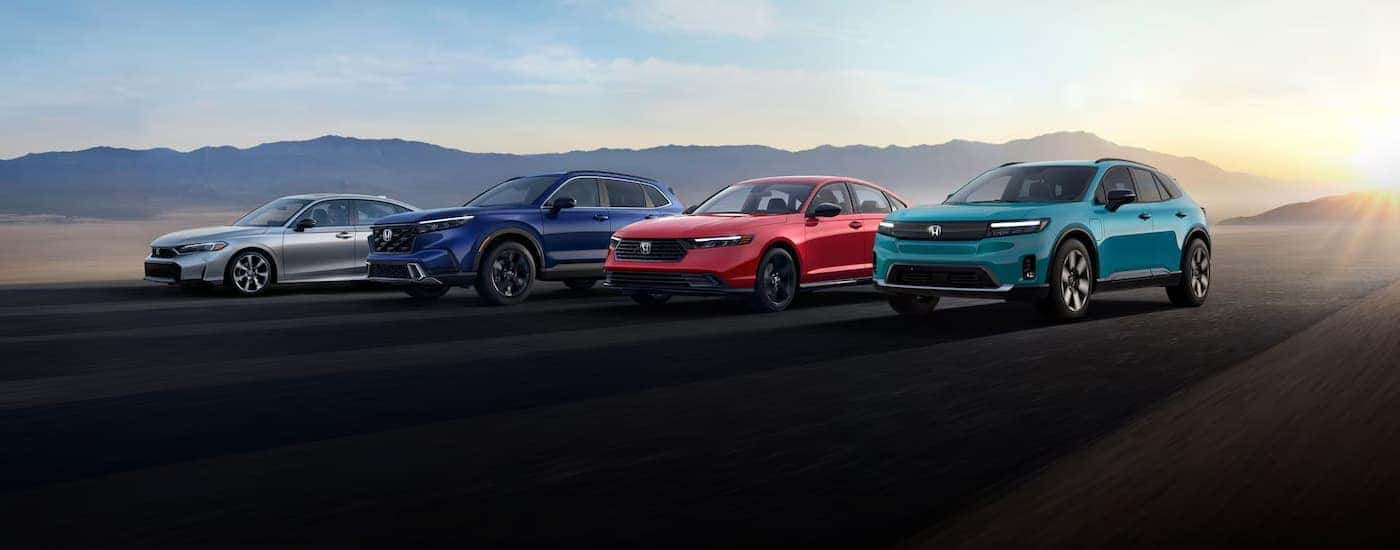 Honda lineup of EVs and hybrid models for sale near Middletown