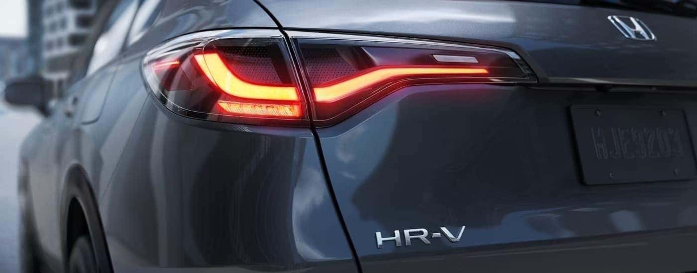 Taillights on a gray 2023 Honda HR-V for sale near Hartford