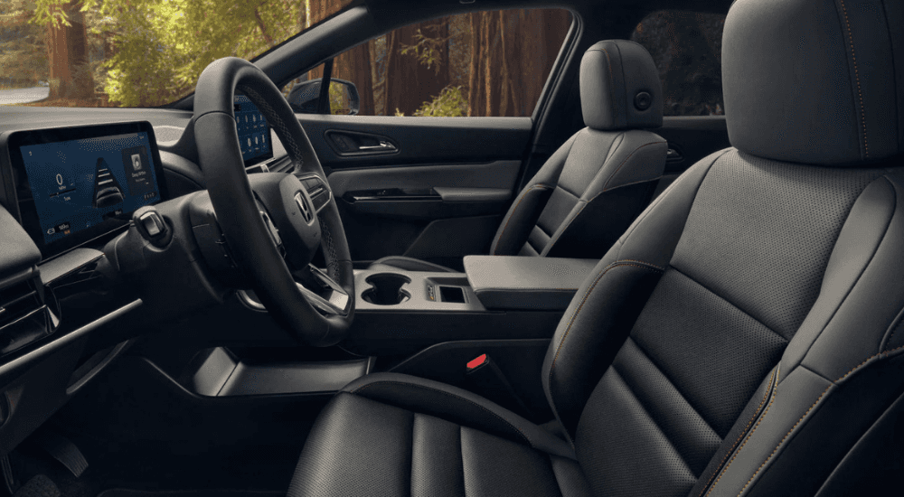 Black interior of a 2026 Honda Prologue