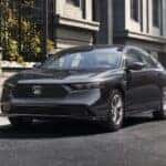 A gray 2026 Honda Accord parked in a city