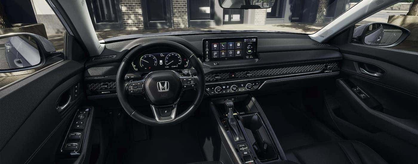 Infotainment and digital gauge cluster on a 2026 Honda Accord