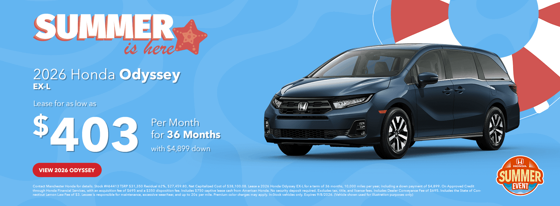 2026 Honda Odyssey EX-L