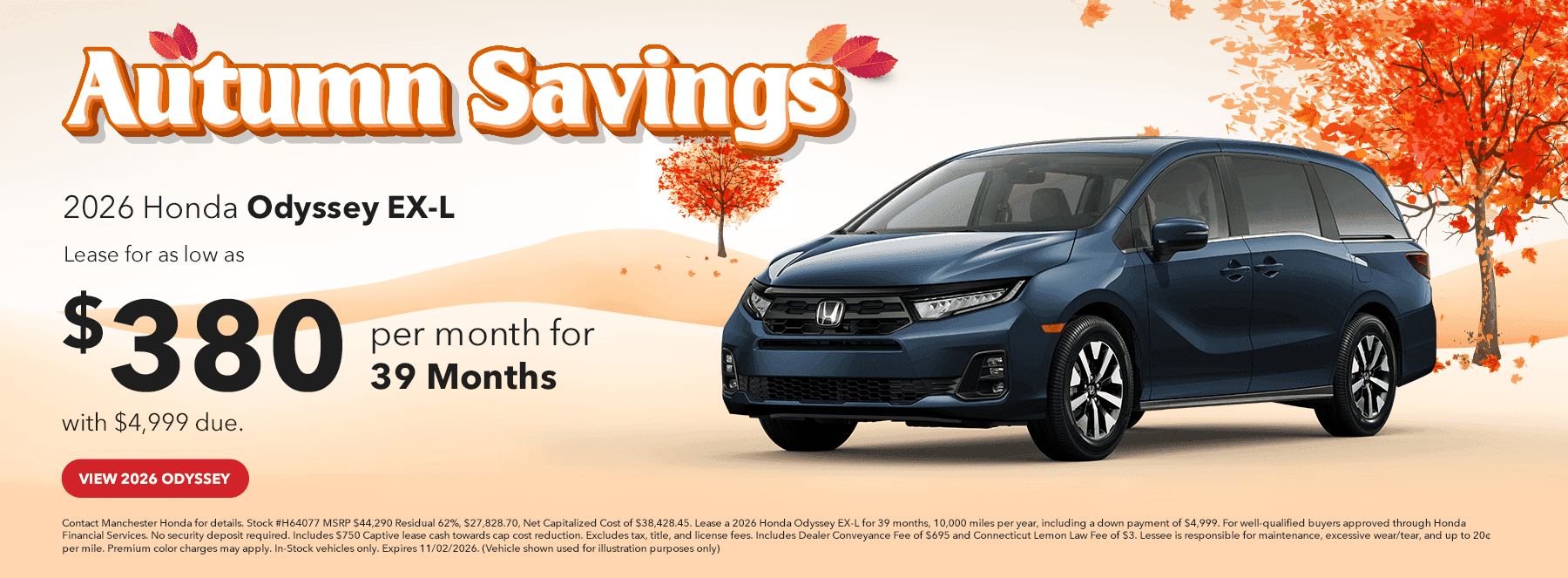 Autumn Savings