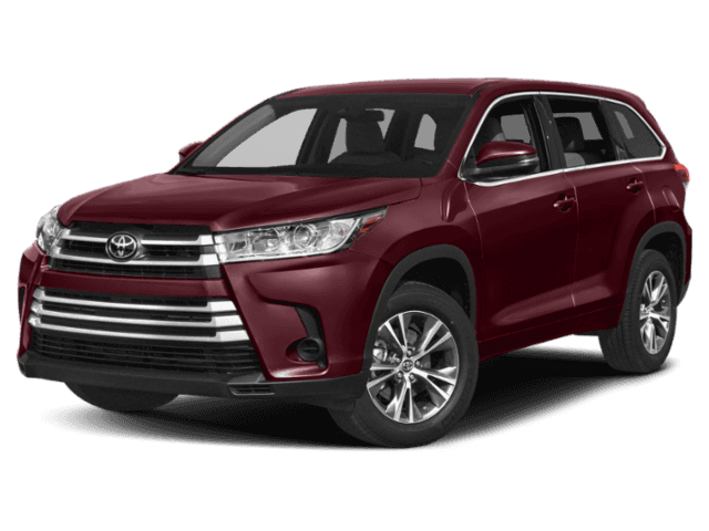 2019 Toyota Highlander red