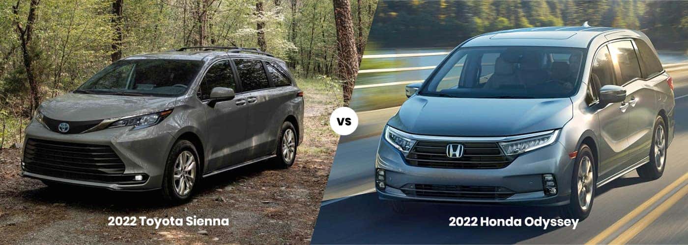 2022 Toyota Sienna vs. 2022 Honda Odyssey Marietta Toyota