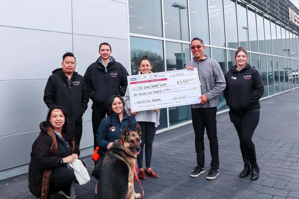 Mazda of Elk Grove gives big check to Elk Grove Food Shelter
