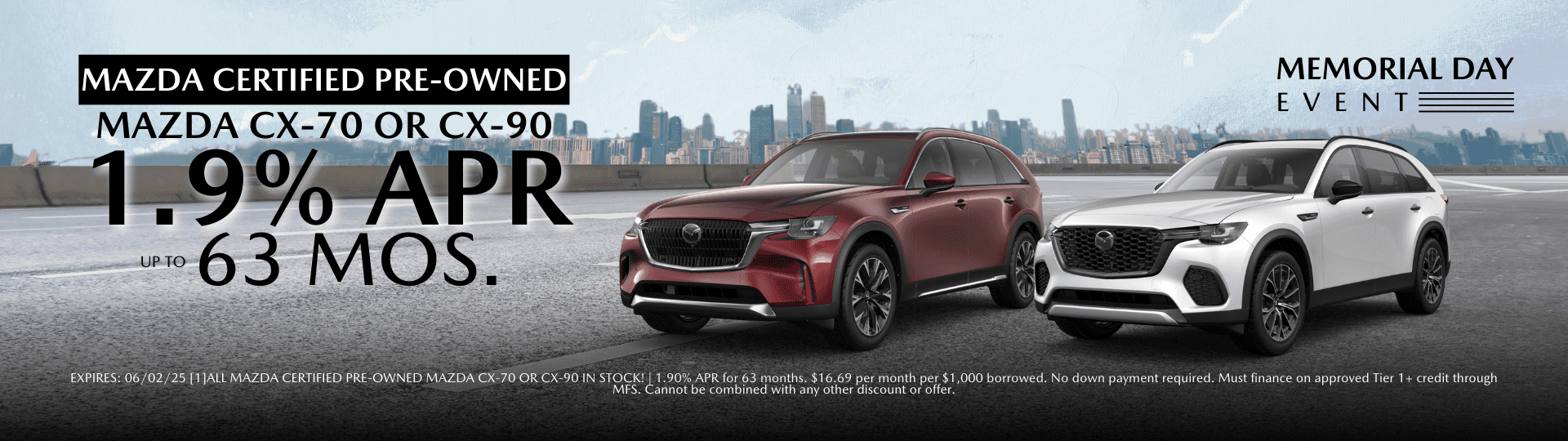 Mazda CPO APR Offer