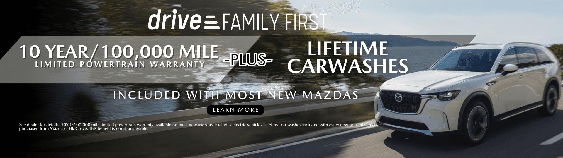 Drive Family First Perks Web Banners
