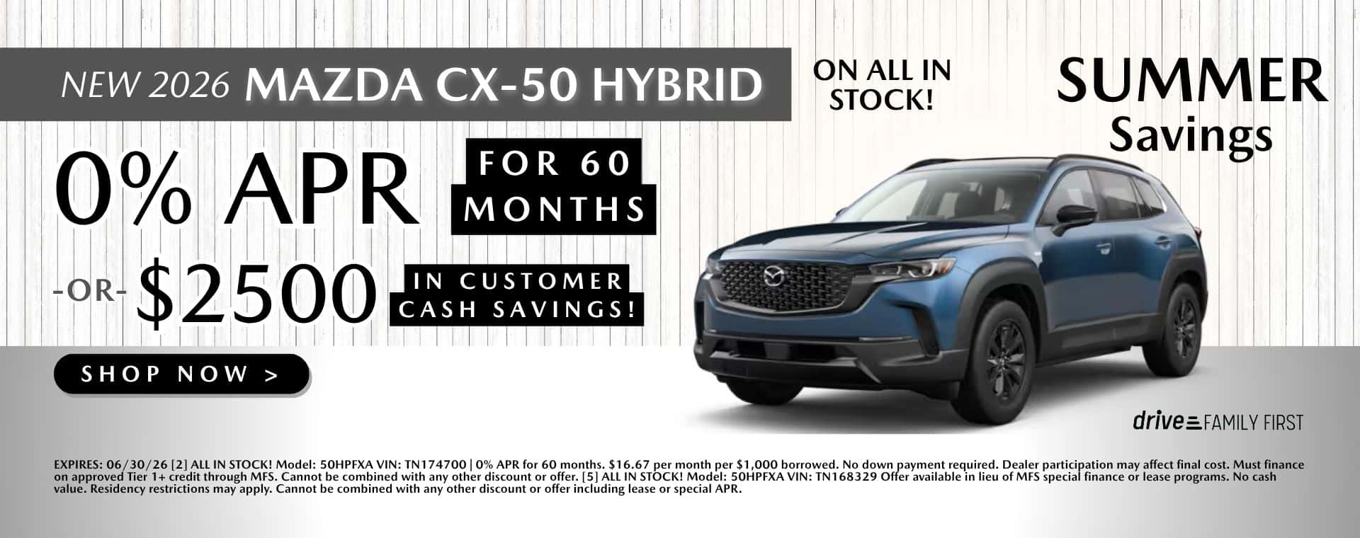 MAZDA CX50 hybrid Lease