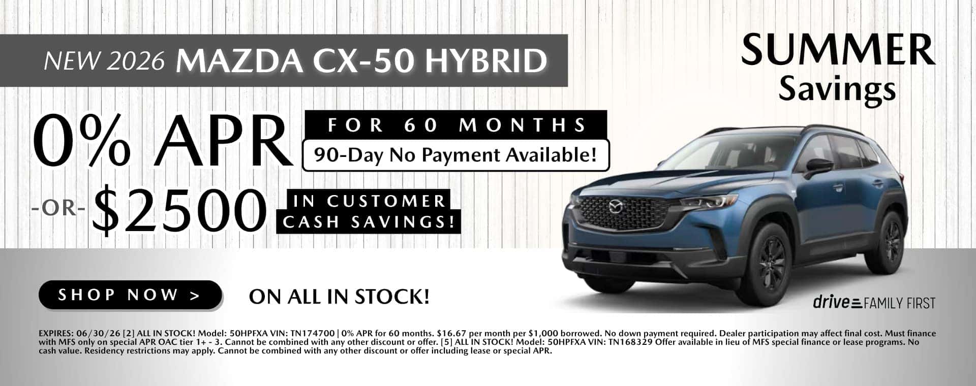 MAZDA CX50 hybrid Lease