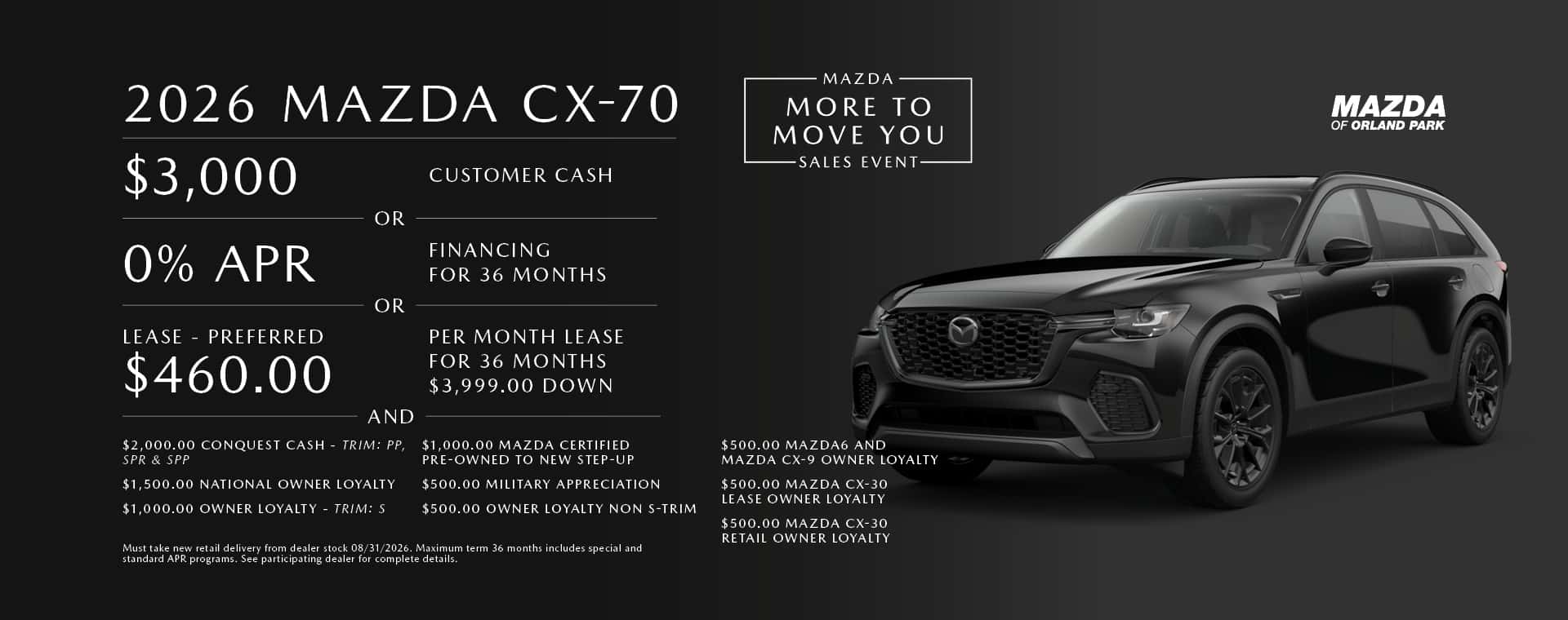 Lease the CX-70