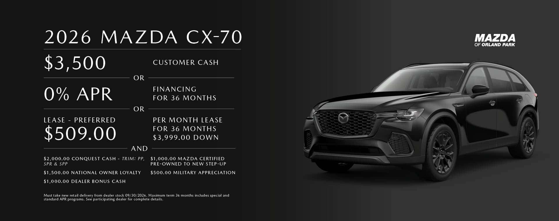 Lease the CX-70