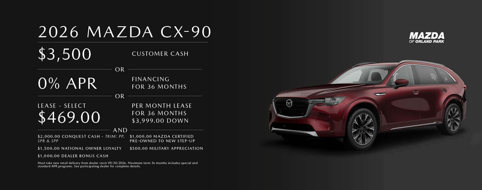 Lease the Mazda CX-90