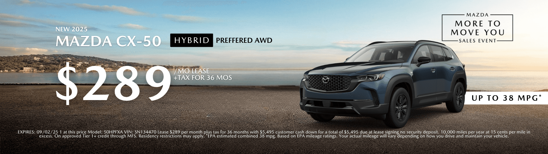 Mazda CX-50 Lease Offer