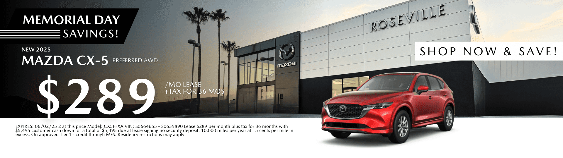 New Cx-5 Lease offer