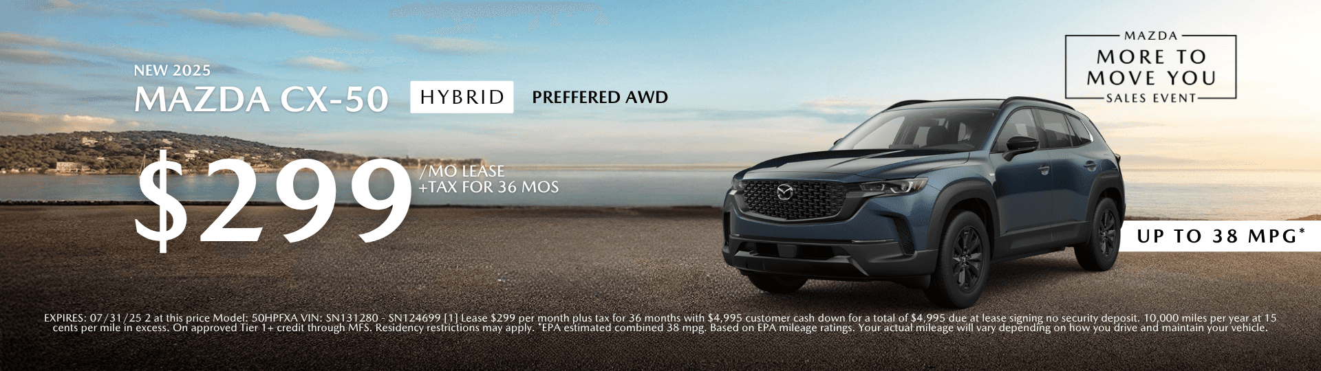 Mazda CX-50 Hybrid Offer