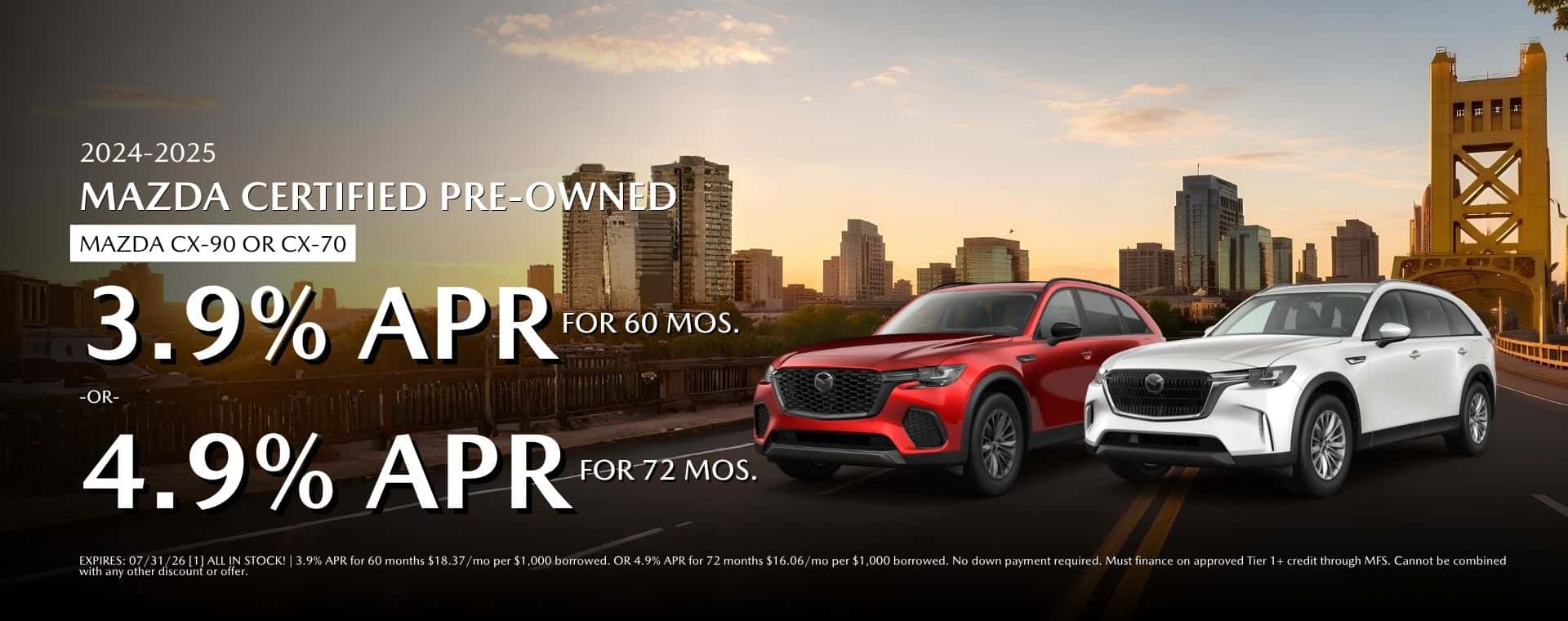 2024-2025 Mazda Certified Pre Owned apr at Mazda Roseville