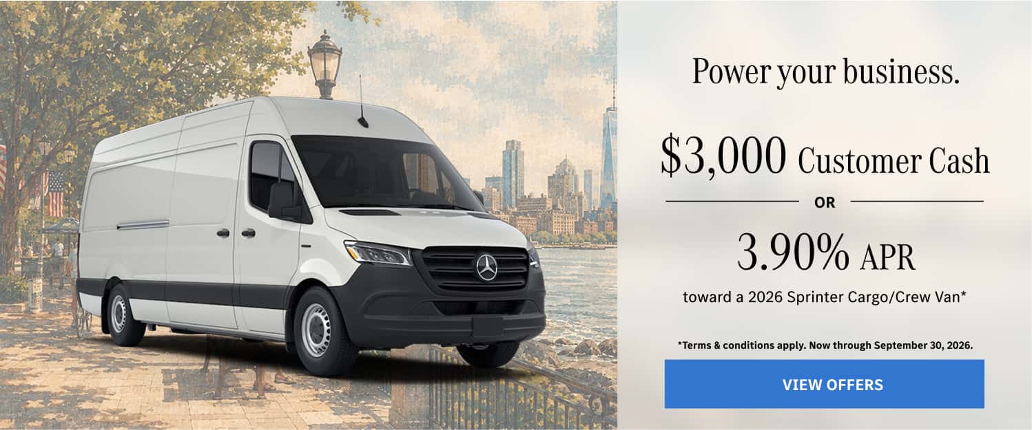 September 2026 Sprinter Special - Mercedes-Benz of Manhattan