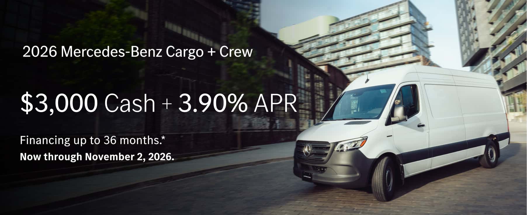 2026 Mercedes-Benz Sprinter offers from Mercedes-Benz of Manhattan