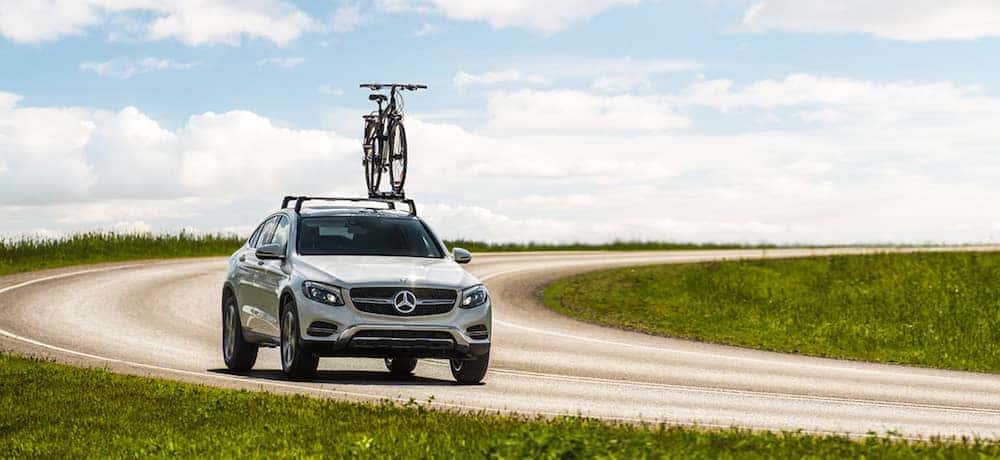 Mercedes-Benz with Bike Rack