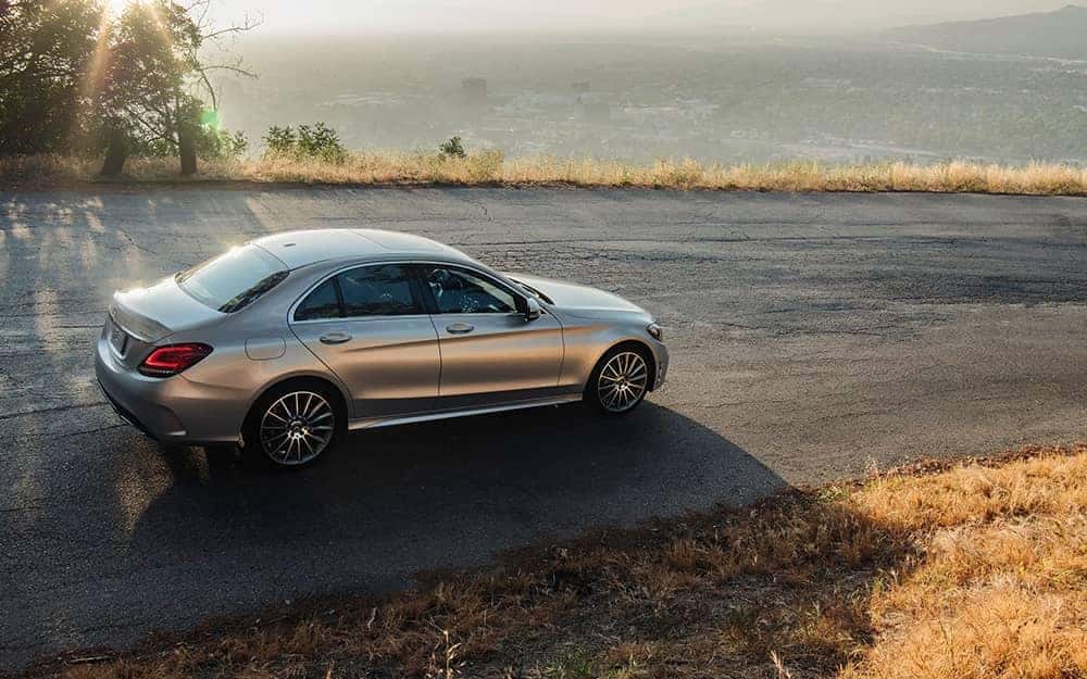 2020 MB C-Class On a Hill