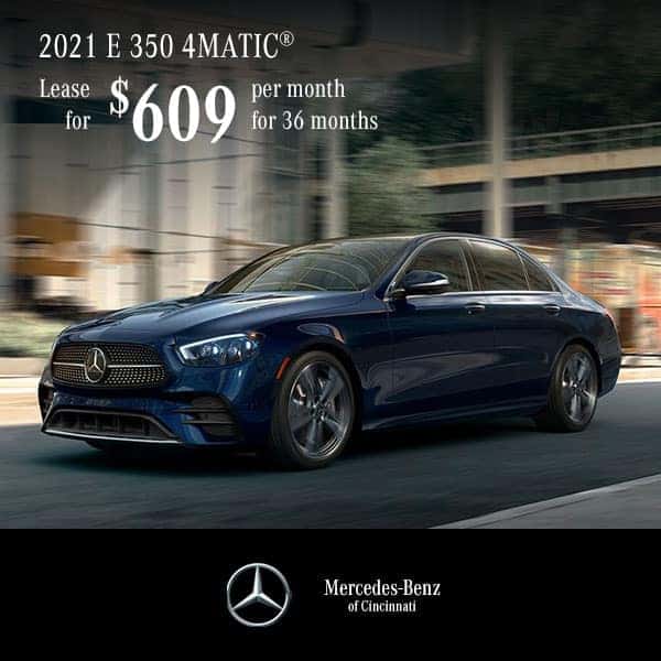 Lease a 2021 E 350 4MATIC® Sedan