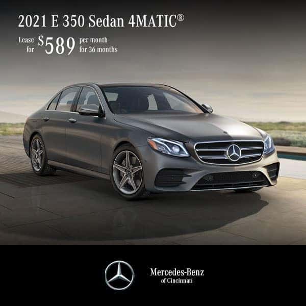 Lease a 2021 E 350 4MATIC® Sedan