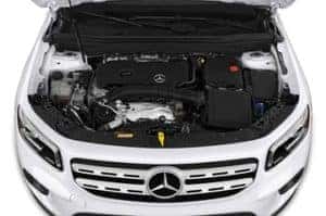 Engine appearance of the 2021 Mercedes-Benz GLB available at Mercedes-Benz of Cincinnati