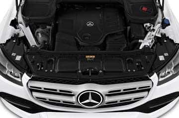 Engine appearance of the 2021 Mercedes-Benz GLS available at Mercedes-Benz of Cincinnati