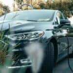 Car charging at a local EV station