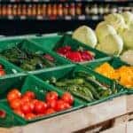 Vegetables for sale at a local Farmers Market