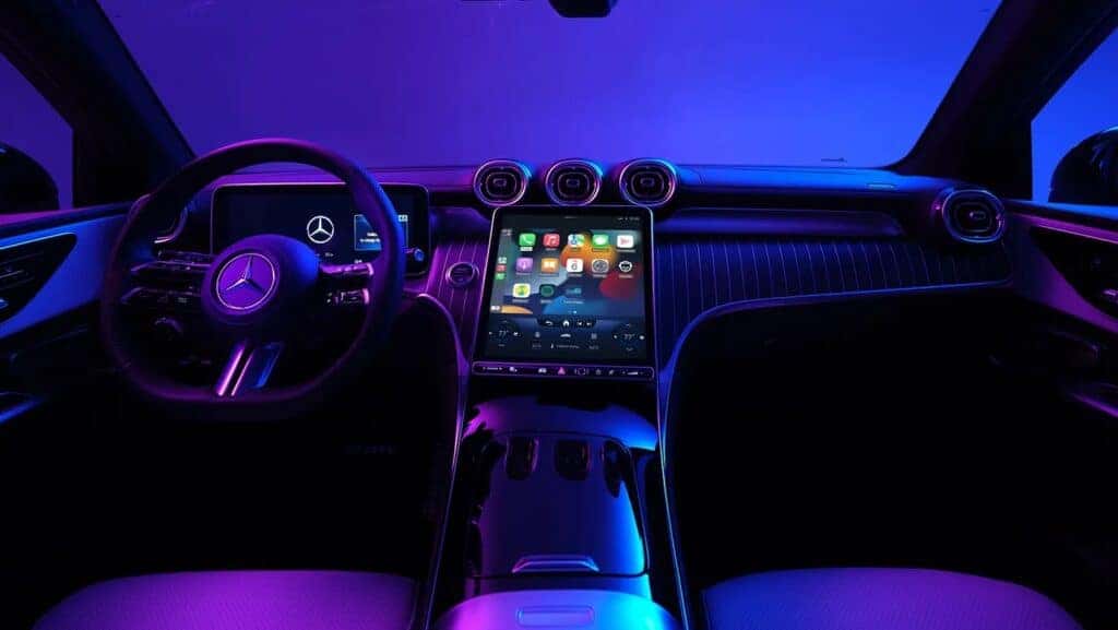 Interior of the 2025 Mercedes-Benz GLC SUV