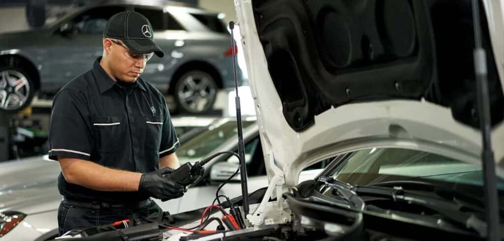 Mercedes-Benz battery service